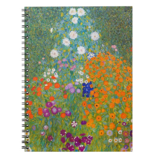 Carnet Gustav Klimt - Jardin des fleurs (Devant)
