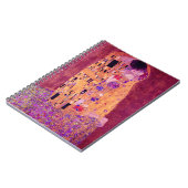 Carnet Gustav Klimt Le Baiser Violet (Côté gauche)