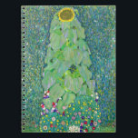Carnet Gustav Klimt - Le tournesol<br><div class="desc">Le tournesol - Gustav Klimt,  Huile sur toile,  1907</div>