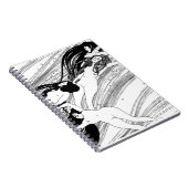 Carnet Gustav Klimt - Poisson Sang Surreal Art Japonais (Côté Droit)