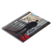 Carnet Gustave Caillebotte - Homme à la fenêtre (Côté gauche)