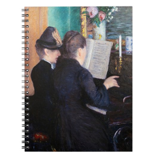Carnet Gustave Caillebotte - Leçon de piano (Devant)