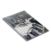 Carnet Gustave Caillebotte - Toits dans la neige (Côté Droit)