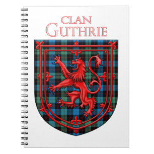 Carnet Guthrie Tartan Scottish Plaid Lion Rampant