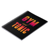 Carnet Gym et tonique (Côté gauche)