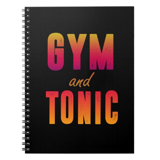 Carnet Gym et tonique (Devant)