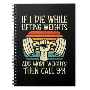 Carnet Gymnase Si Je Mouds Lifting Peser Drôle Exercice F