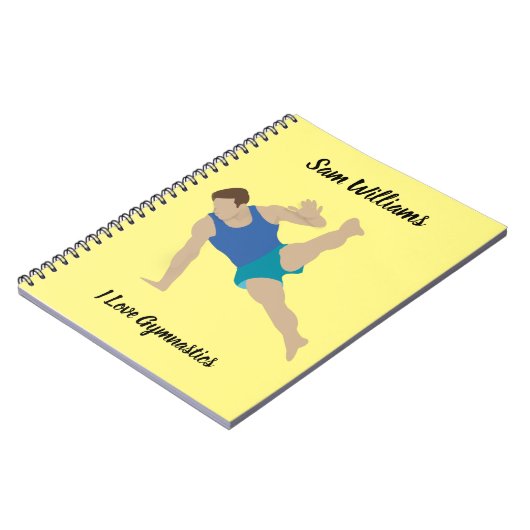 Carnet Gymnaste masculin (Côté gauche)