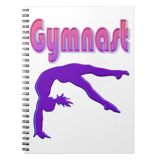 Carnet Gymnaste Power Tumbling Purple Metallen (Devant)