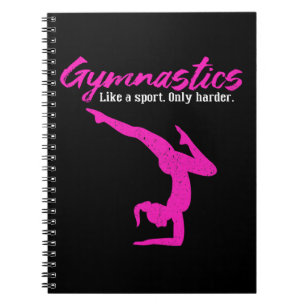 Carnet Gymnastique Comme Un Sport Seulement Plus Difficil
