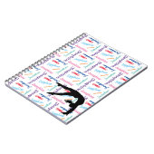 Carnet Gymnastique Danse Chevaucher son nom & Sport parto (Côté gauche)