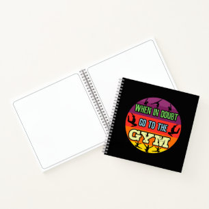 Carnet Gymnastique Féminine En Cas de Doute Allez à la Sa