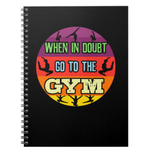 Carnet Gymnastique féminine en doute Allez à la salle de 