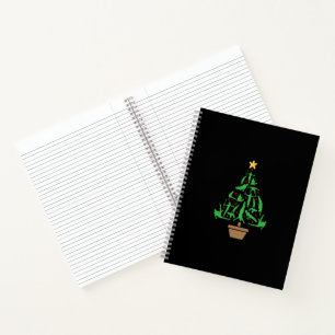 Carnet Gymnastique masculine Arbre de Noël