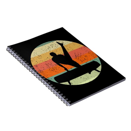 Carnet Gymnastique masculine Gymnaste masculine au couche (Côté Droit)