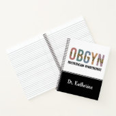 Carnet Gynécologue obstétricien OBGYN personnalisé (Intérieur)