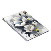 Carnet Gypsophile - Fleurs aquarelle (Côté Droit)