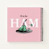 Carnet "H pour JAMBON" | Conception de l'alphabet (Dos)