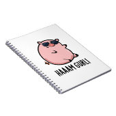 Carnet Haaam Gurl Funny Pig Pun (Côté Droit)