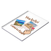 Carnet Habibi Viens en Égypte (Côté gauche)