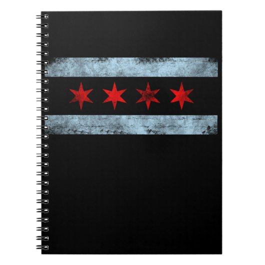 Carnet Habillement d'horizon de drapeau de Chicago (Devant)