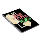 Carnet Habillement drôle de lait de poule de Noël de Noël (Côté Droit)