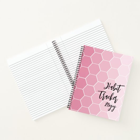 Carnet Habit Tracker Blush Pink (Intérieur)