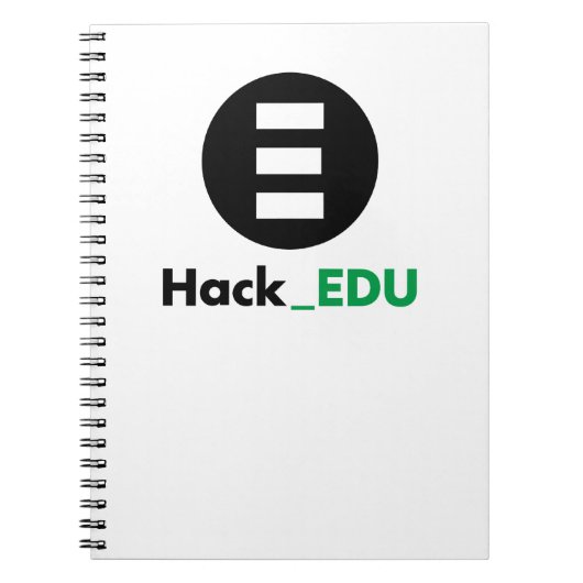 Carnet HackEDU (Devant)