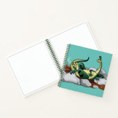 Carnet Hadrosaurus Se Détendre Dans Un Jacuzzi. (Intérieur)