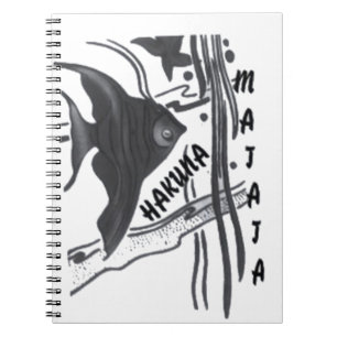 Carnet Hakuna Matata Fish Art Imprimer