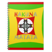 Carnet Hakuna Matata Fun Rasta Couleurs : Vibrant et sans (Devant)