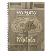 Carnet Hakuna Matata Girafe Couleurs Retour à l'École (Devant)