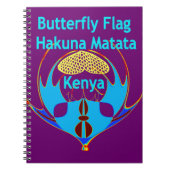 Carnet "Hakuna Matata Kenya" Papillon Art Imprimer/Graphi (Devant)