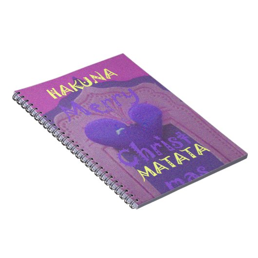 Carnet Hakuna Matata Merry Christmas Love Design.jpg (Côté Droit)