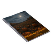 Carnet Halloween amusant personnalisable (Côté Droit)