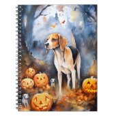 Carnet Halloween Anglais Foxhound Avec Citrouille (Devant)
