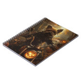 Carnet Halloween australienne à cheval Terrier (Côté gauche)