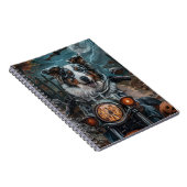 Carnet Halloween australienne berger équitation moto (Côté Droit)