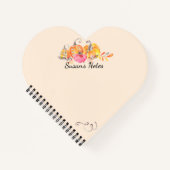 Carnet Halloween Automne Automne Citrouilles aquarelle Pe (Devant)