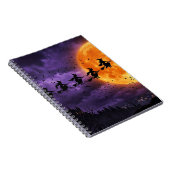 Carnet Halloween avec Lune et Sorcière (Côté Droit)