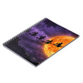 Carnet Halloween avec Lune et Sorcière (Côté gauche)