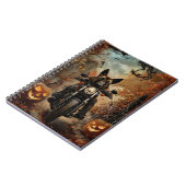 Carnet Halloween berger Anatolien moto équitation (Côté gauche)