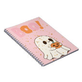 Carnet halloween boo ghost and pumpkins (Côté Droit)