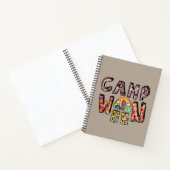 Carnet Halloween Camping | Jeu de mots (Intérieur)