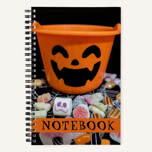 Carnet Halloween Candy Jack olantern Amusants (Recto)