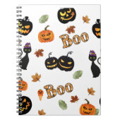 Carnet Halloween Cat Boo (Devant)