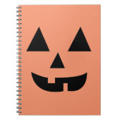 Carnet Halloween citrouille (Devant)