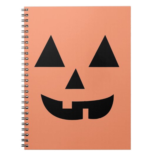 Carnet Halloween citrouille (Devant)