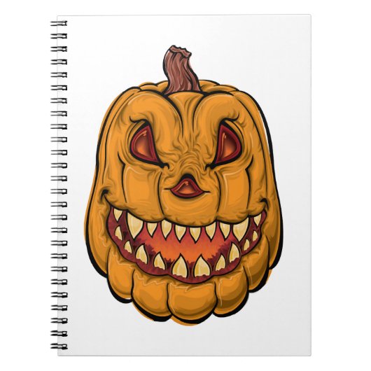 Carnet Halloween citrouille (Devant)