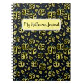 Carnet Halloween citrouille (Devant)